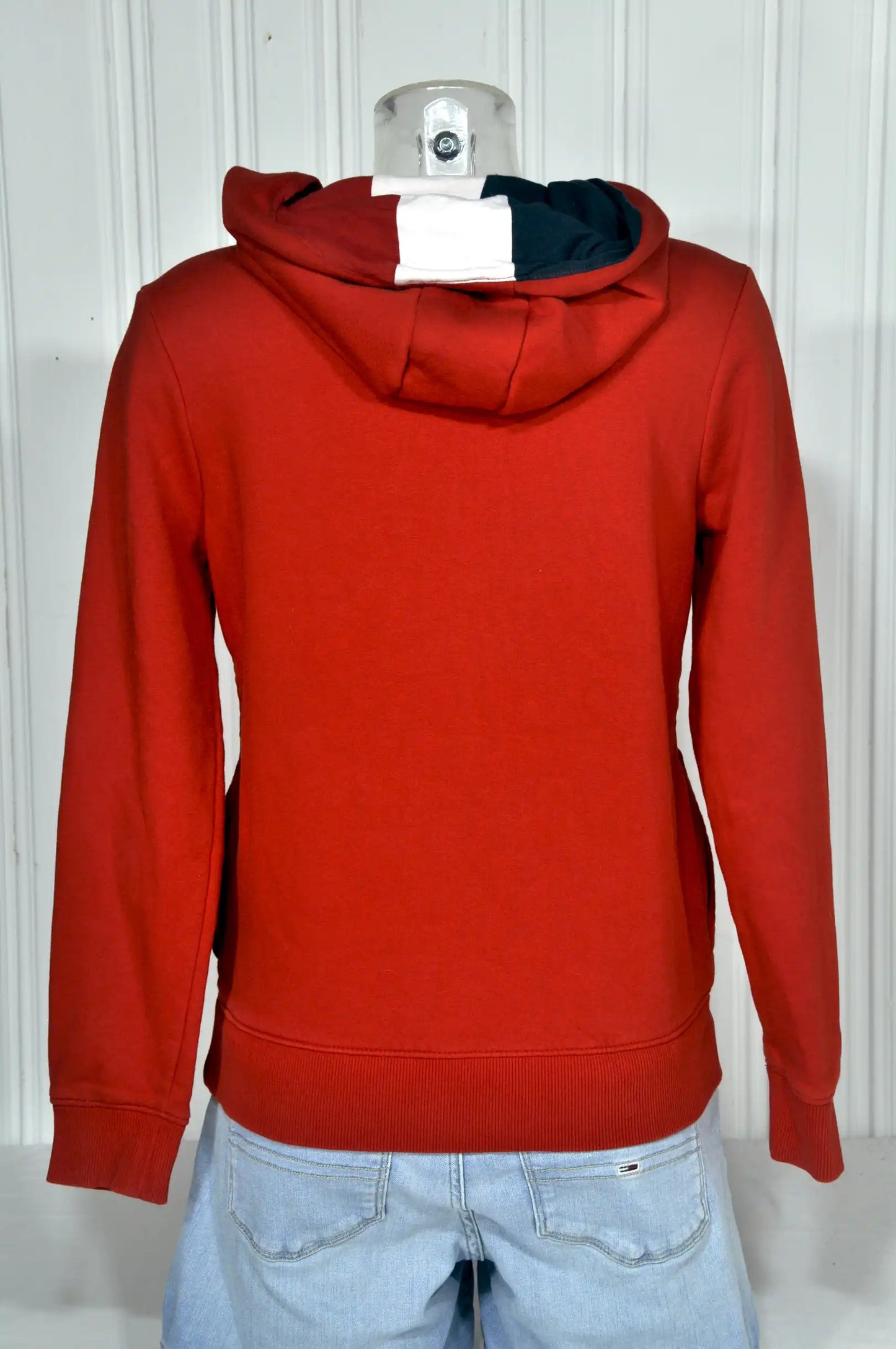 Sweat à capuche Tommy Hilfiger junior rouge – Taille 164