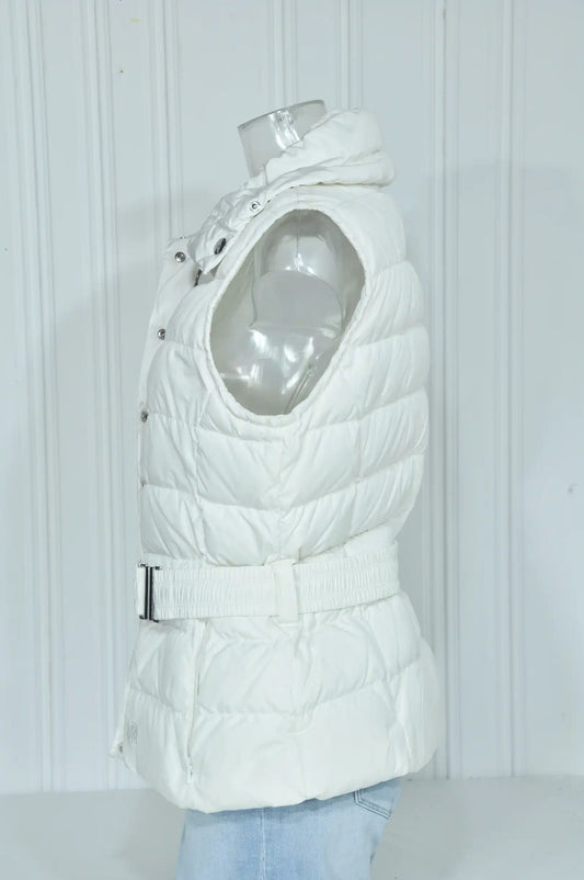 Doudoune sans manches Poivre Blanc – Blanche – Taille M