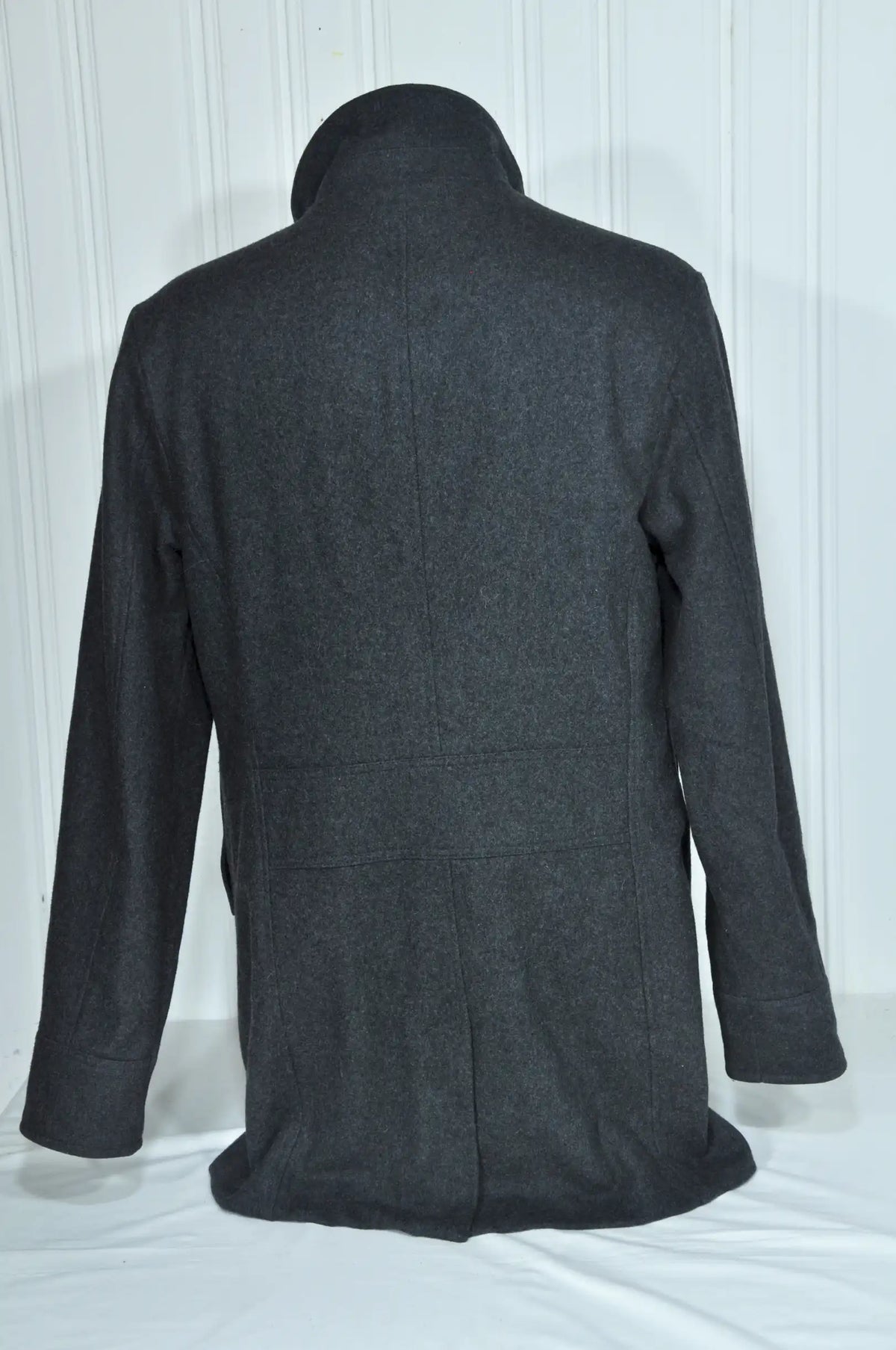 Manteau homme Calvin Klein en laine – Gris anthracite – Taille XL