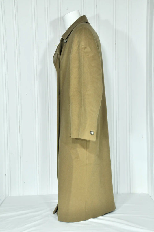 Manteau long Salko en alpaga et laine – Camel – Taille XL