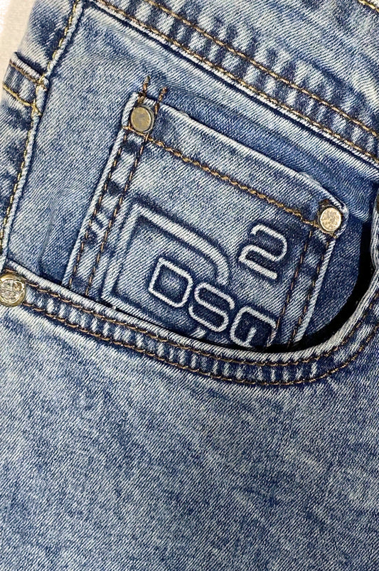 Jean DSQUARED2 bleu délavé – Taille 36