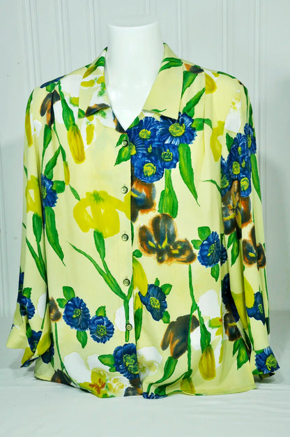 Vintage Bluse FRED Sabatier Gr. 52