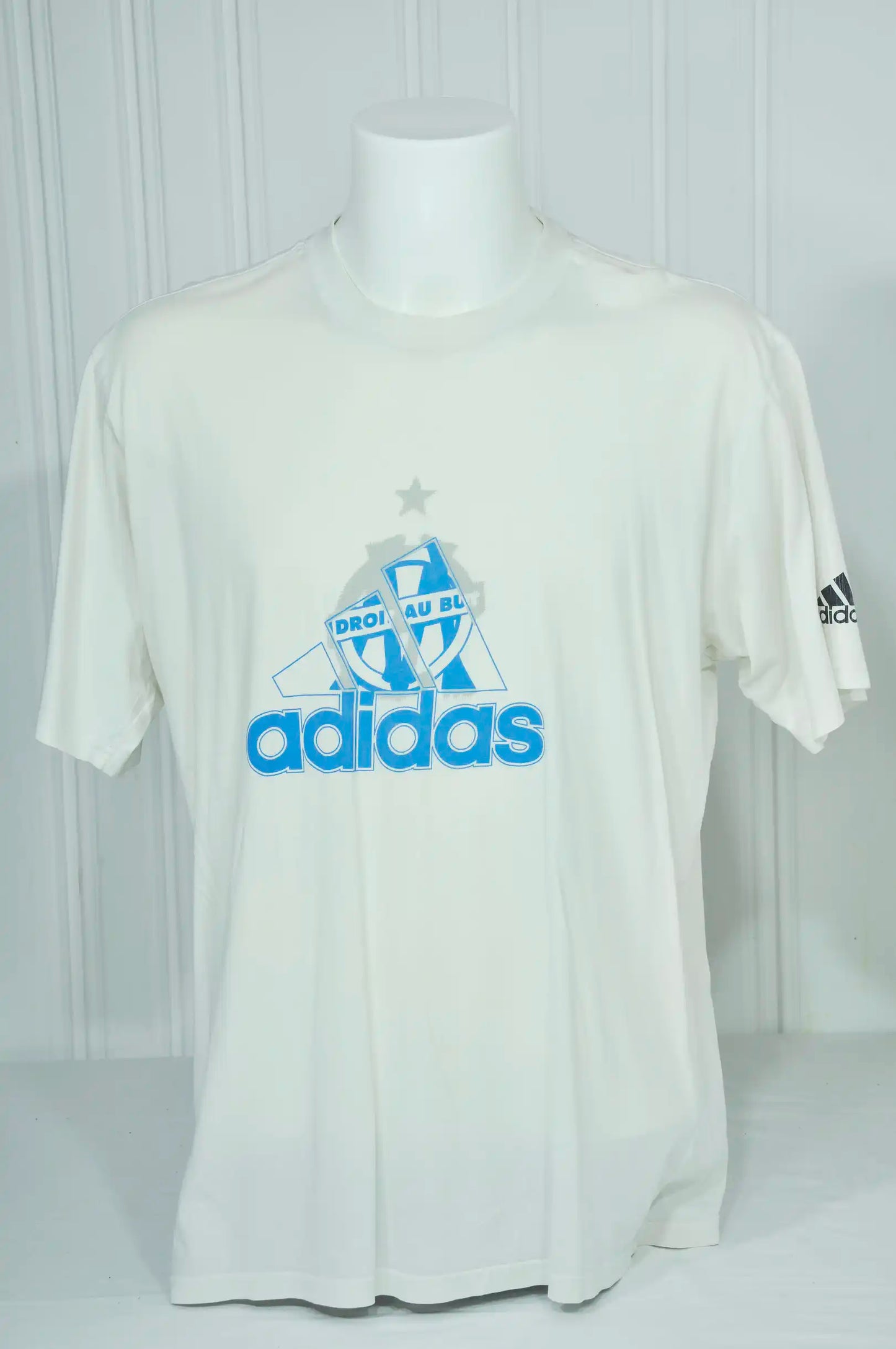 T-Shirt adidas XL - OLYMPIQUE MARSEILLE Vintage