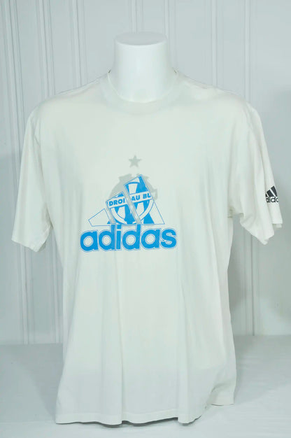 T-Shirt adidas XL - OLYMPIQUE MARSEILLE Vintage
