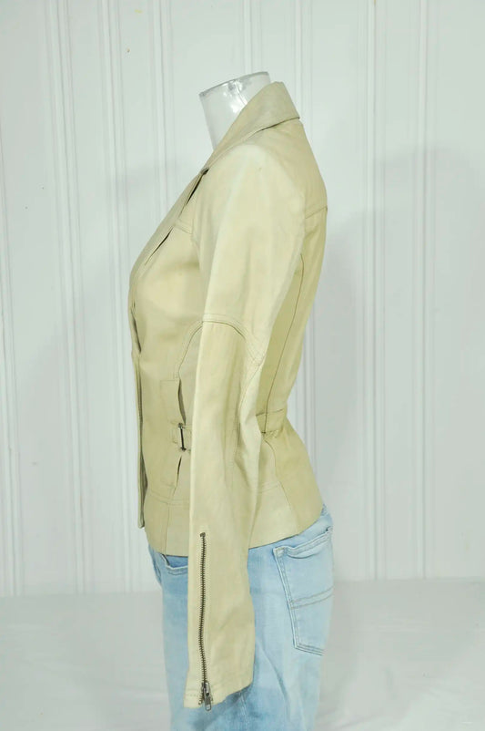 Veste en cuir vintage