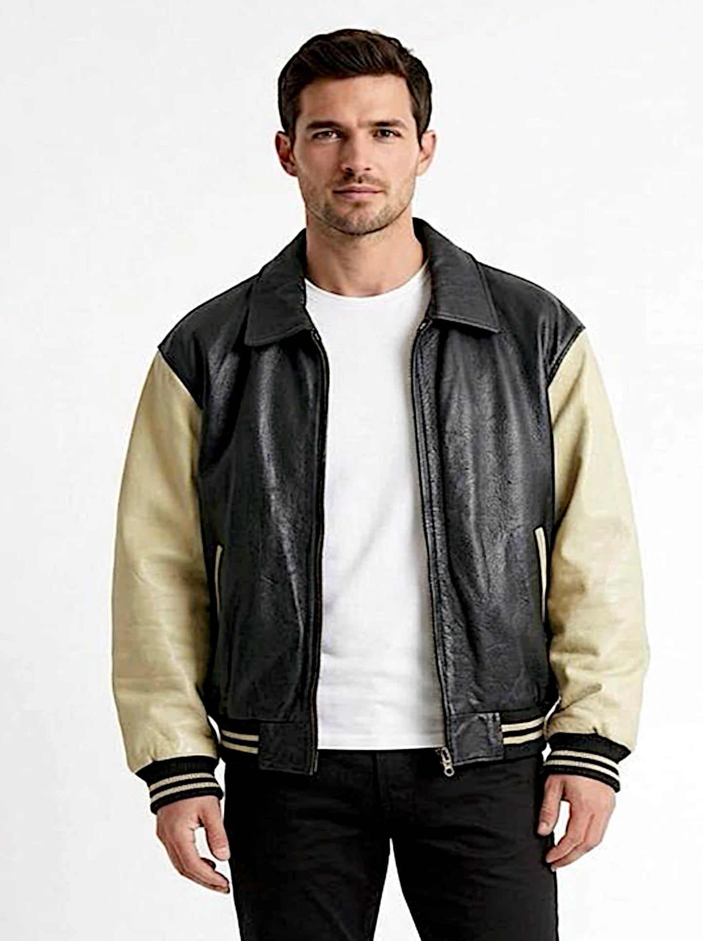 Blouson en cuir XL vintage