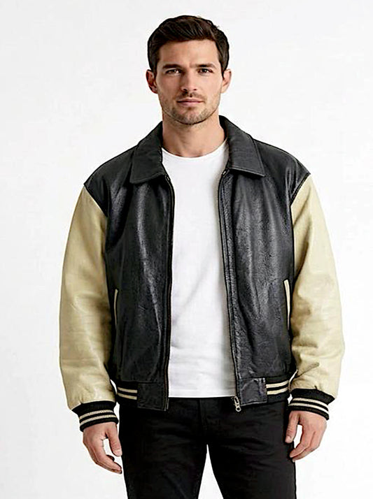 Blouson en cuir XL vintage