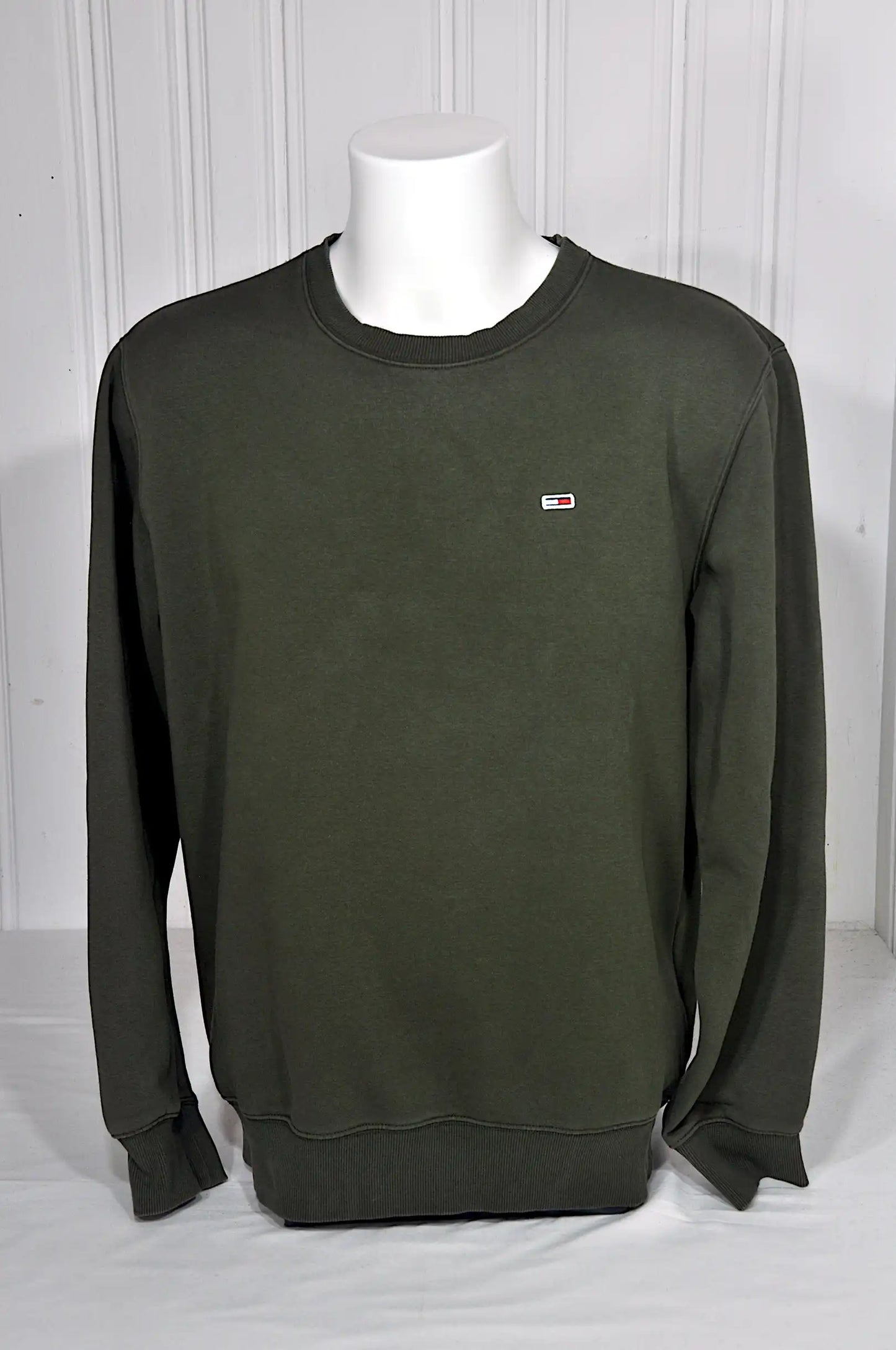 Sweat Tommy Jeans kaki – Taille L