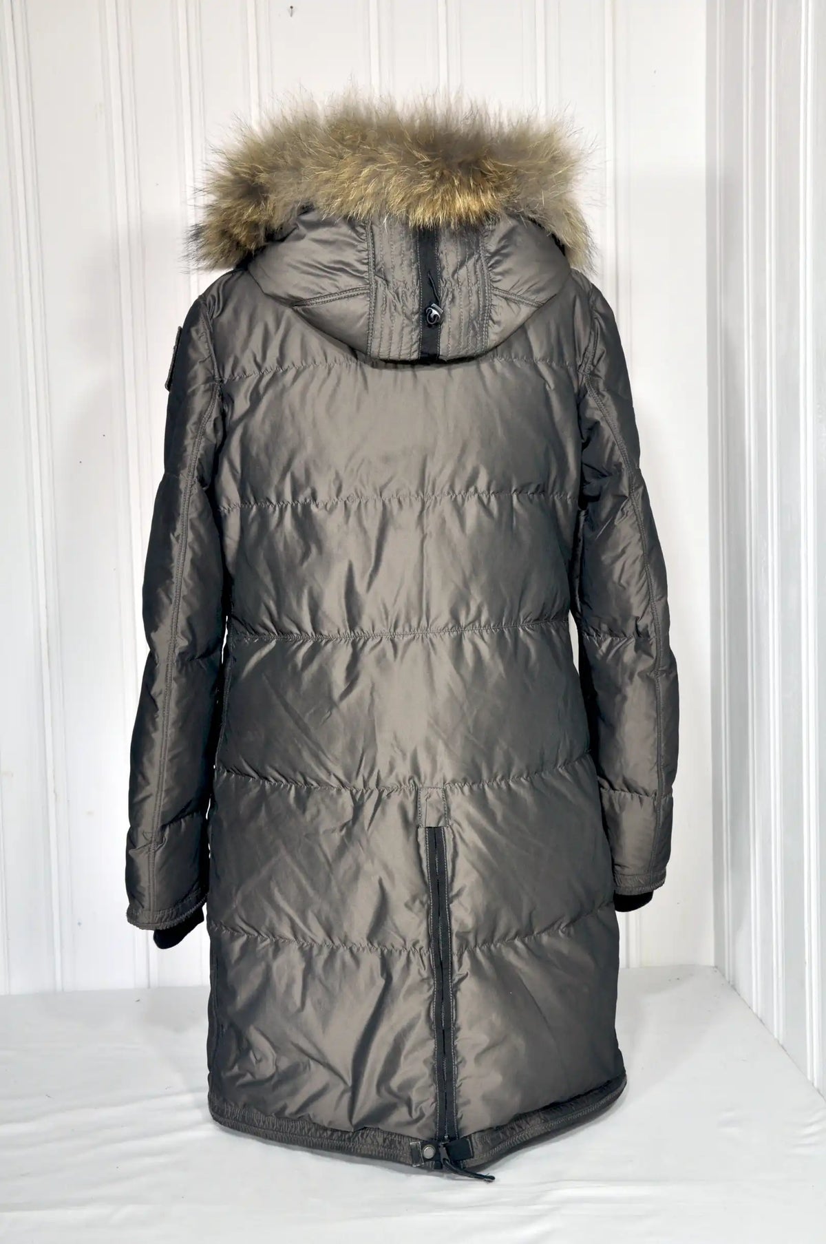 Parajumpers PJS – Doudoune longue kaki à capuche – Taille L