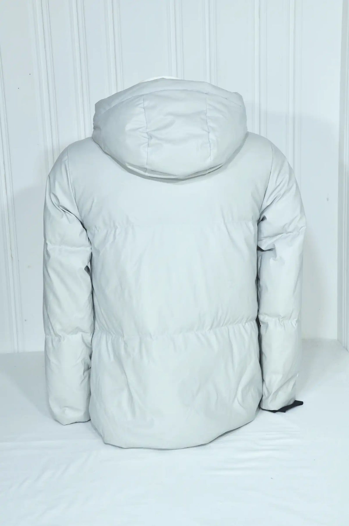 Doudoune grise à capuche Gertrude + Gaston – Taille 2 / M