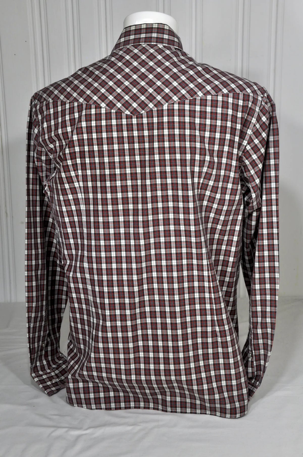 Chemise homme Serge Blanco à carreaux – Taille XL – Slim Fit