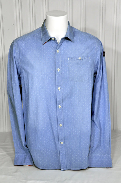 Chemise homme NAPAPIJRI bleu ciel – Taille XL