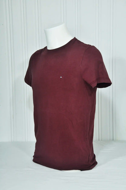T-Shirt Tommy Hilfiger M bordeaux