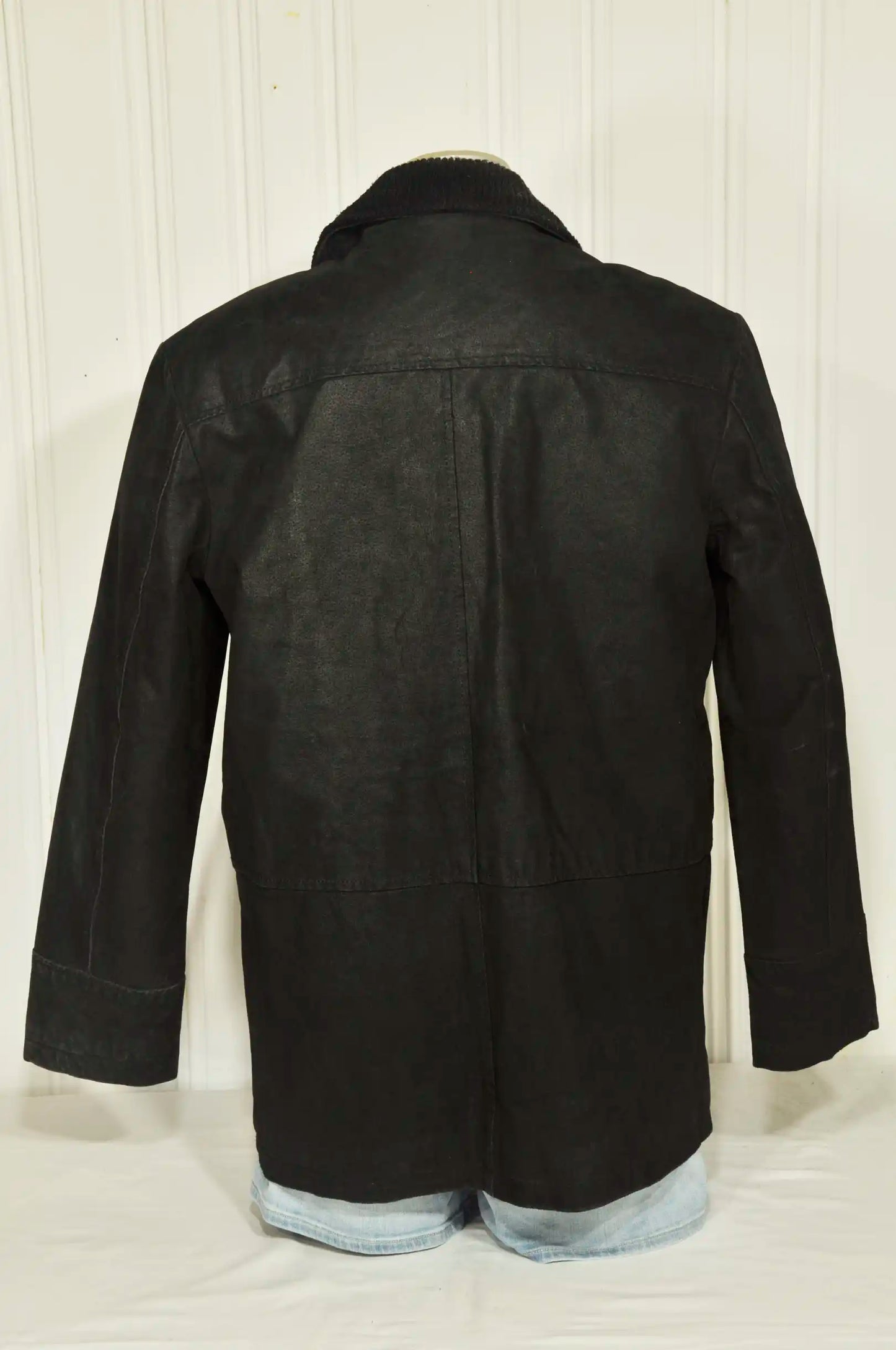Veste DEVRED en daim noir – Taille M