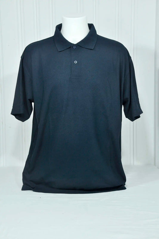 Schwarzes Polohemd