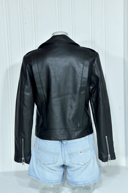Perfecto noir en similicuir – Taille M