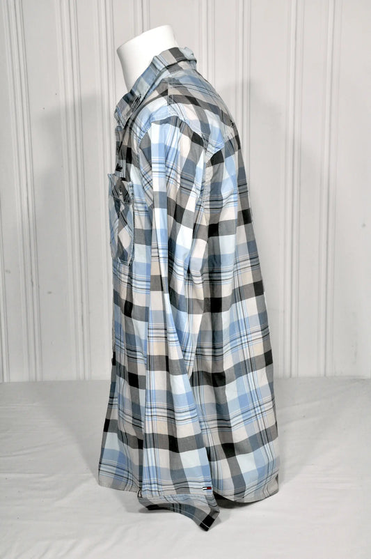 Chemise homme TOMMY HILFIGER DENIM à carreaux – Taille XXL