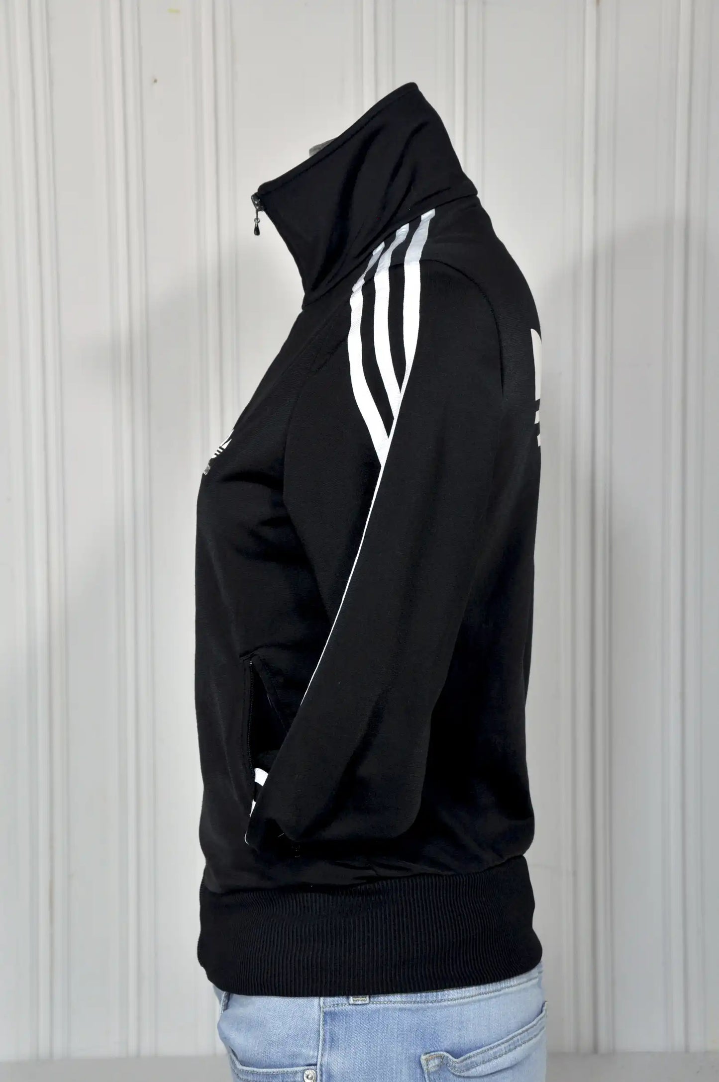 Veste de survêtement femme Adidas vintage noire – Taille 38/M