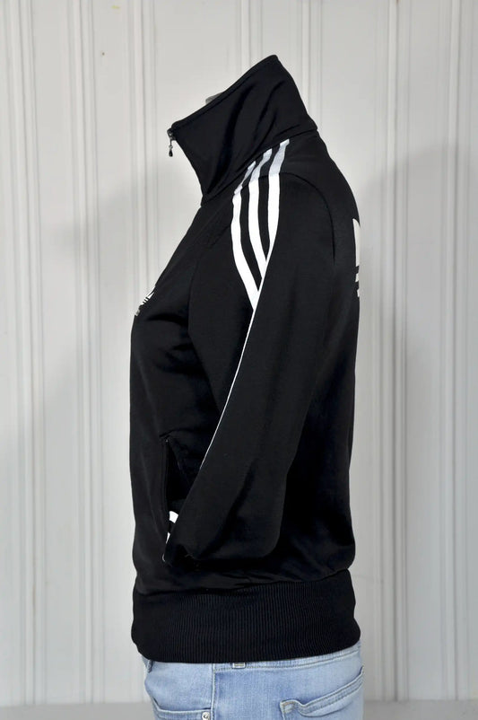Veste de survêtement femme Adidas vintage noire – Taille 38/M
