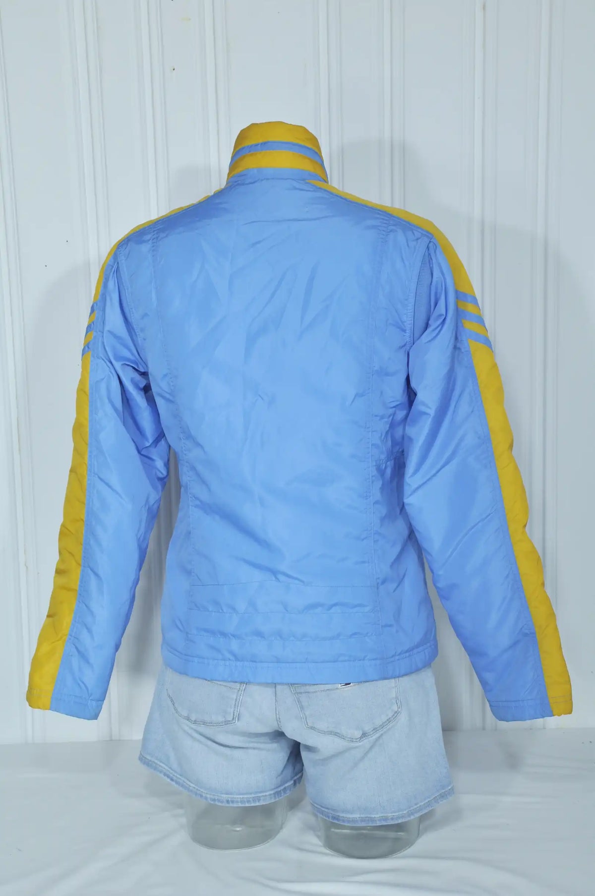 Veste adidas Originals femme bleu ciel et jaune – Taille 36
