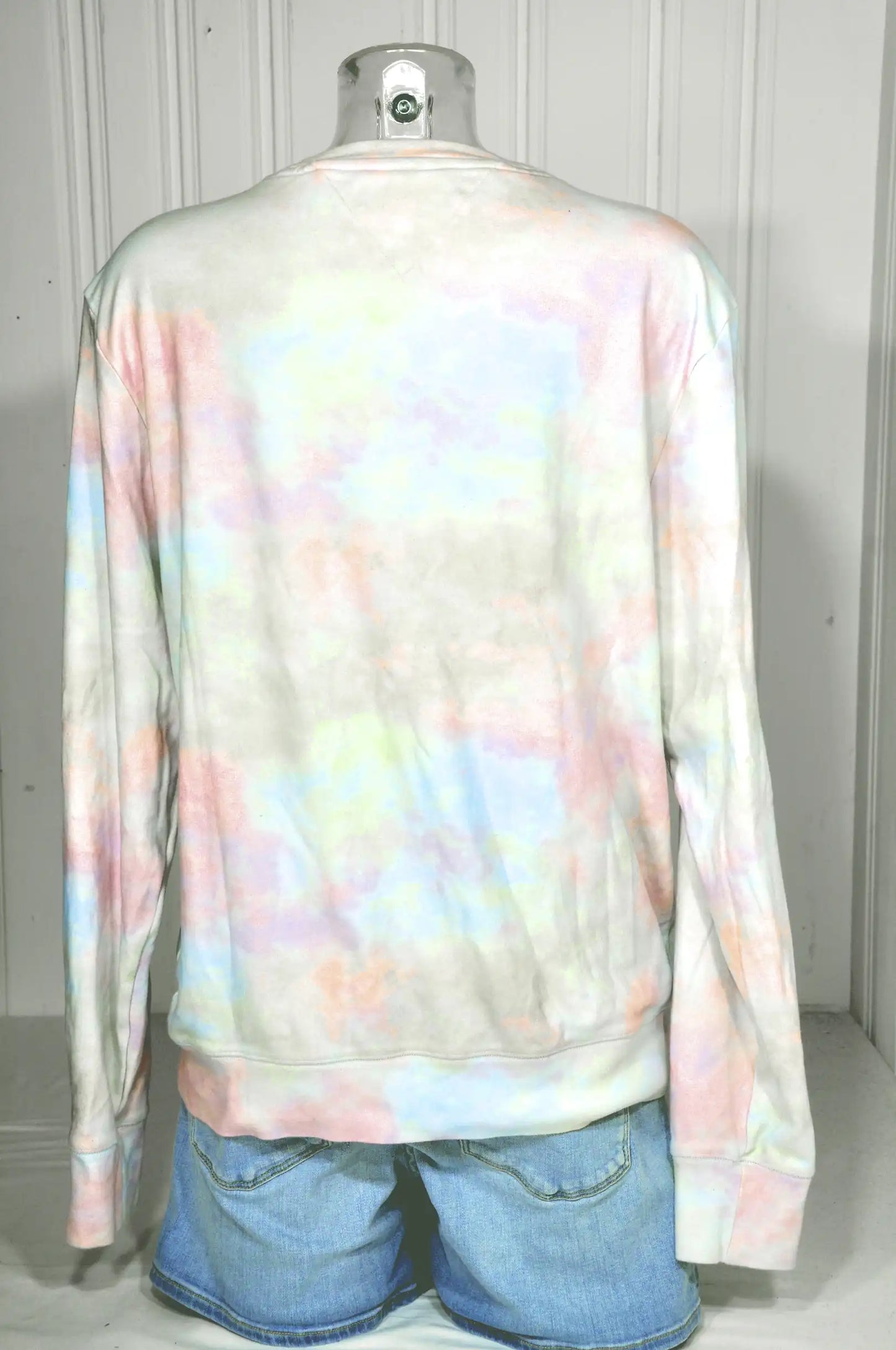 Sweat Tommy Hilfiger tie-dye pastel – Taille M