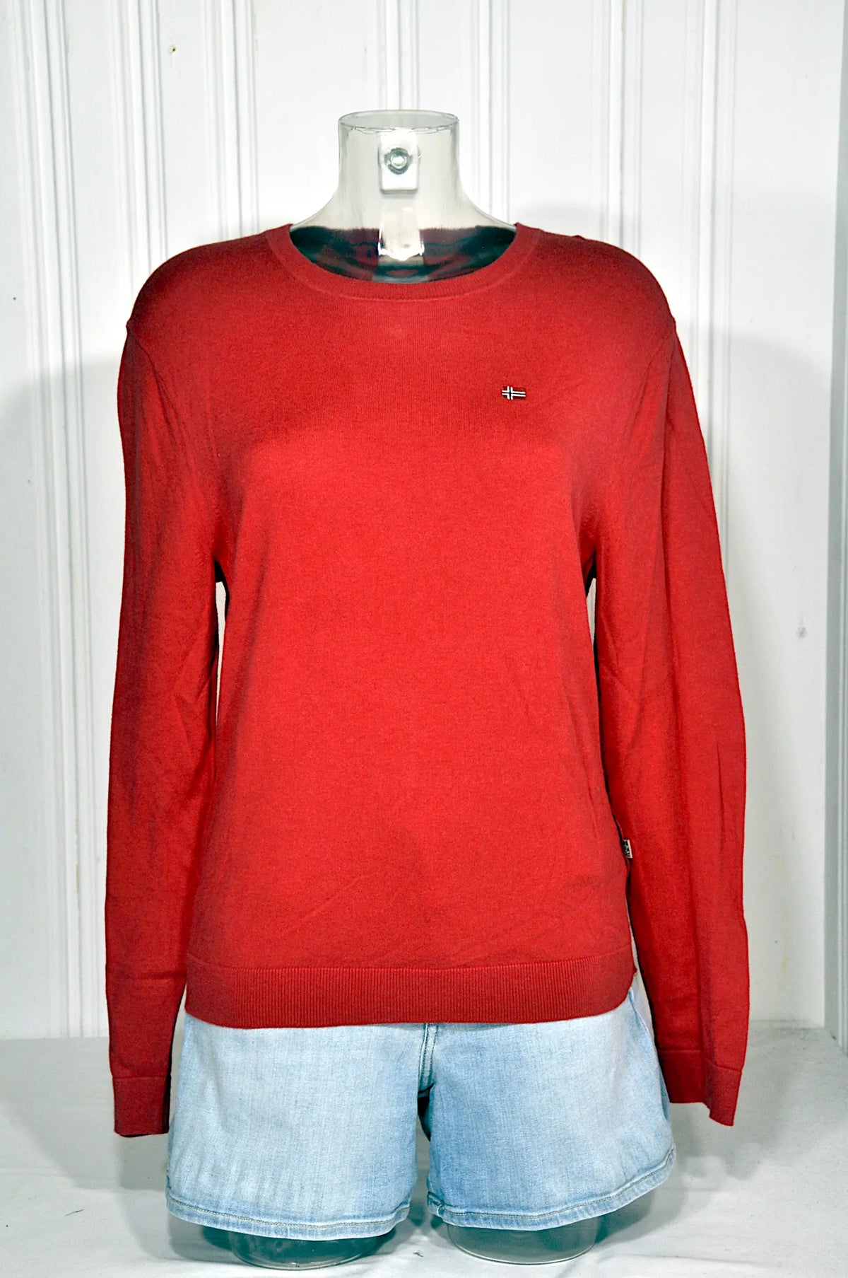 Pull femme NAPAPIJRI rouge – Taille M