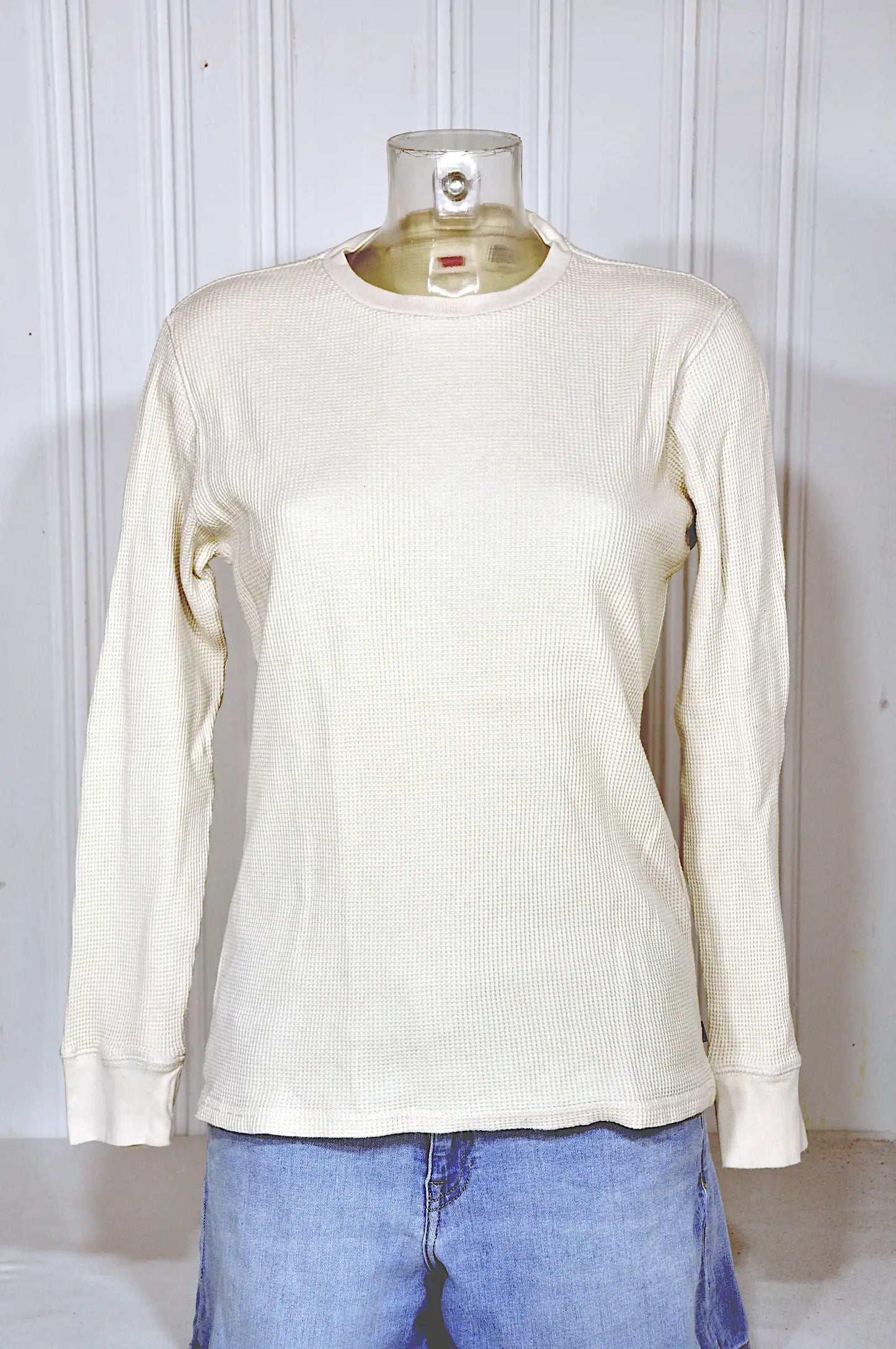 T-shirt manches longues Levi’s vintage écru – Taille S