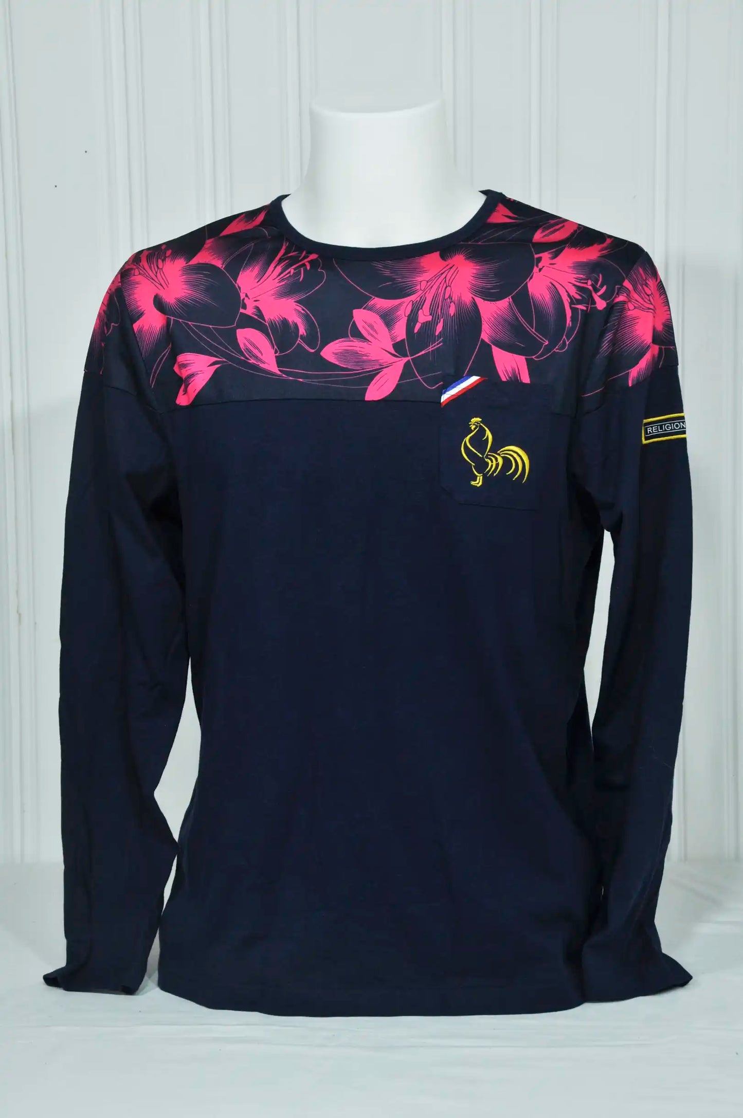 Langarmshirt L Religion Rugby