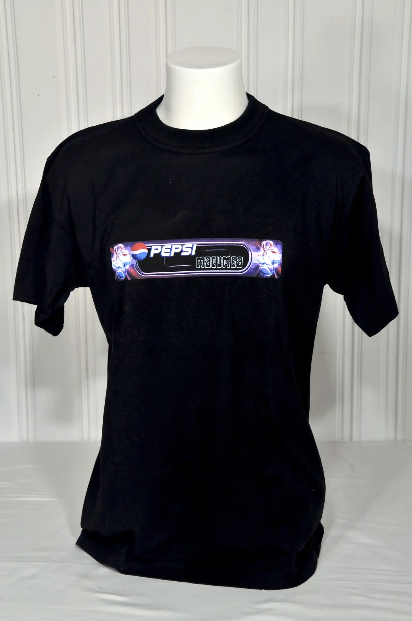 T-shirt Pepsi Macumba vintage noir – Taille XL