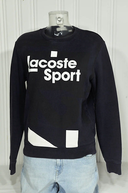 Sweat Lacoste Sport bleu marine – Taille XS – Coton