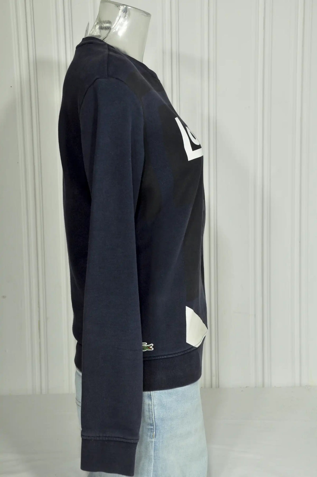 Sweat Lacoste Sport bleu marine – Taille XS – Coton