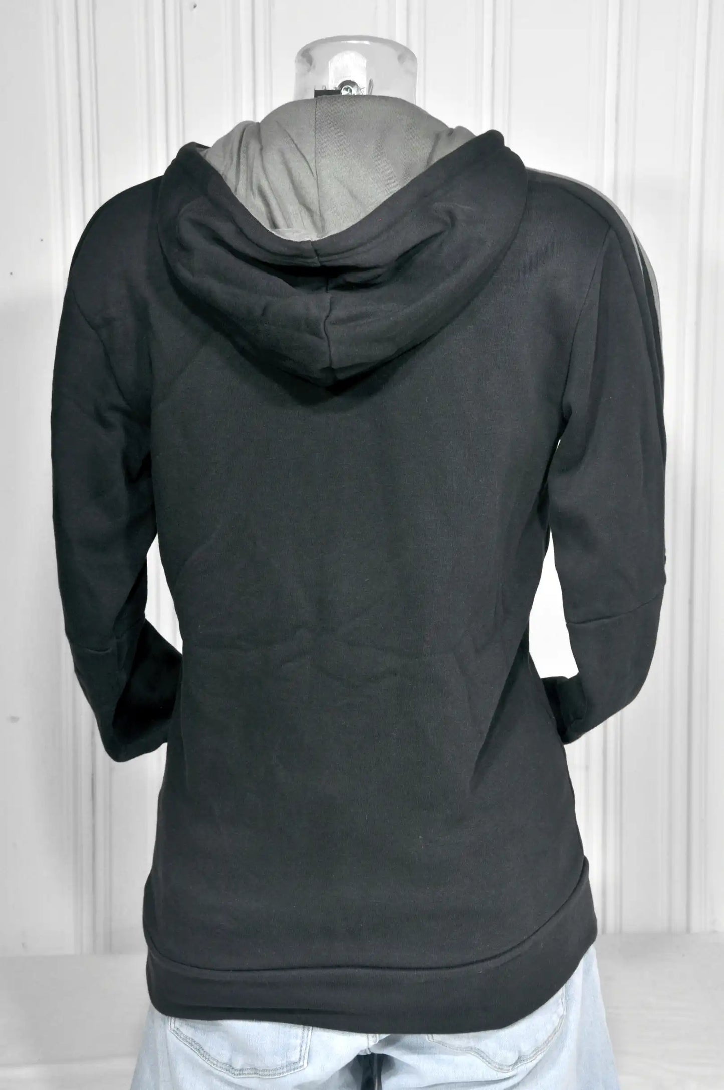 Sweat à capuche zippé Adidas noir – Taille XS