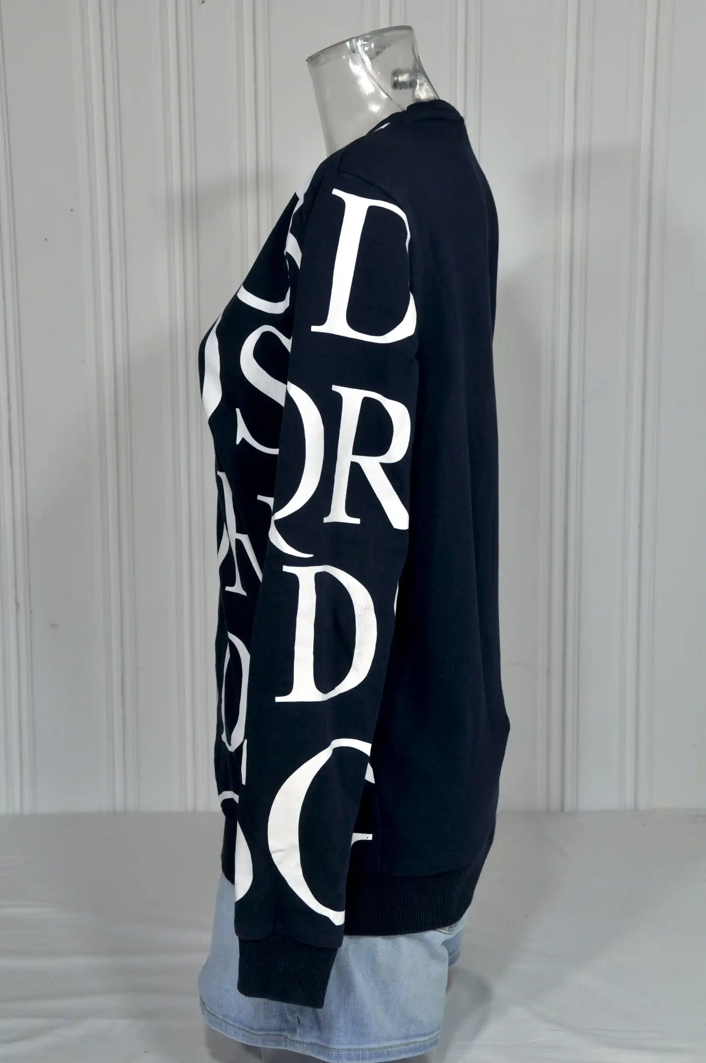 Sweat DSQUARED2 noir à imprimé graphique – Taille S