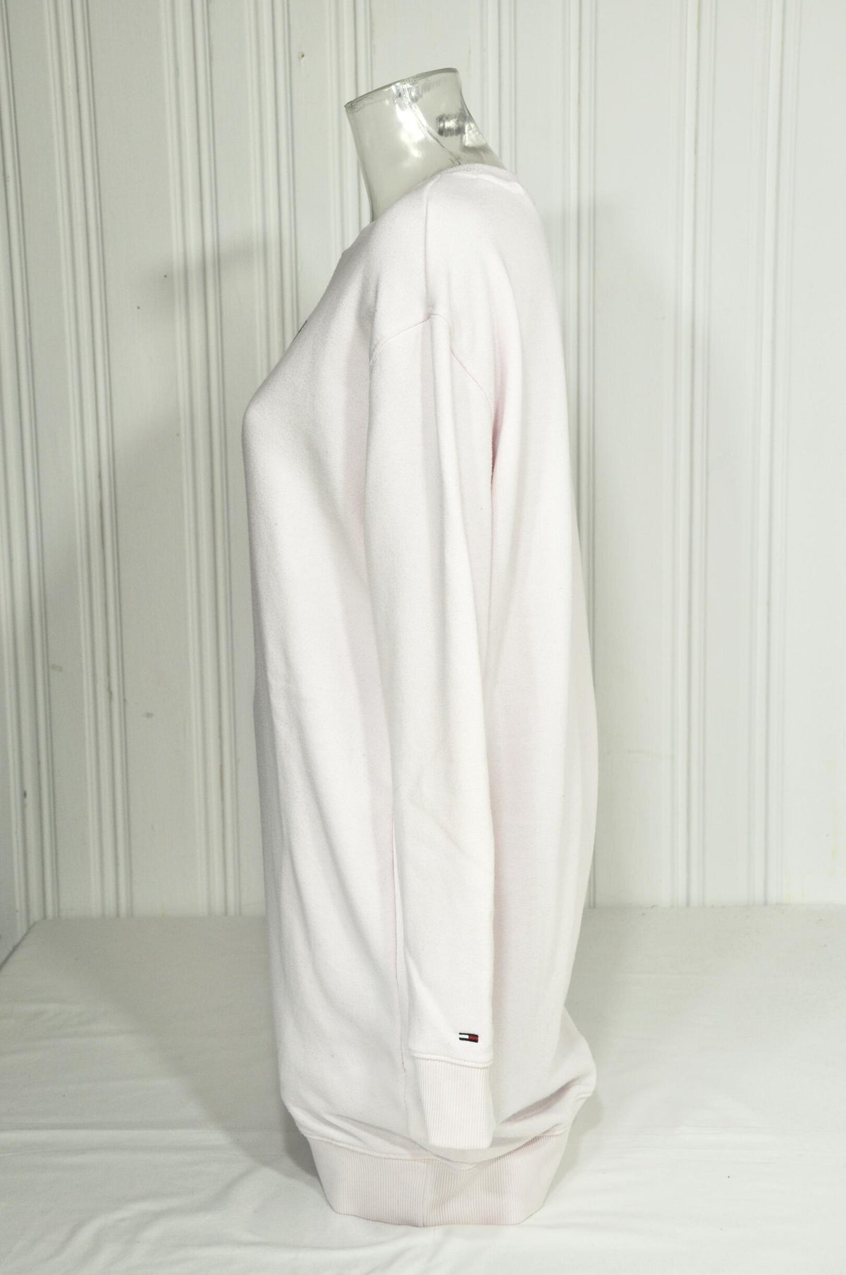 Robe sweat Tommy Jeans femme S rose pâle
