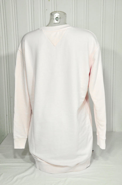 Robe sweat Tommy Jeans femme S rose pâle