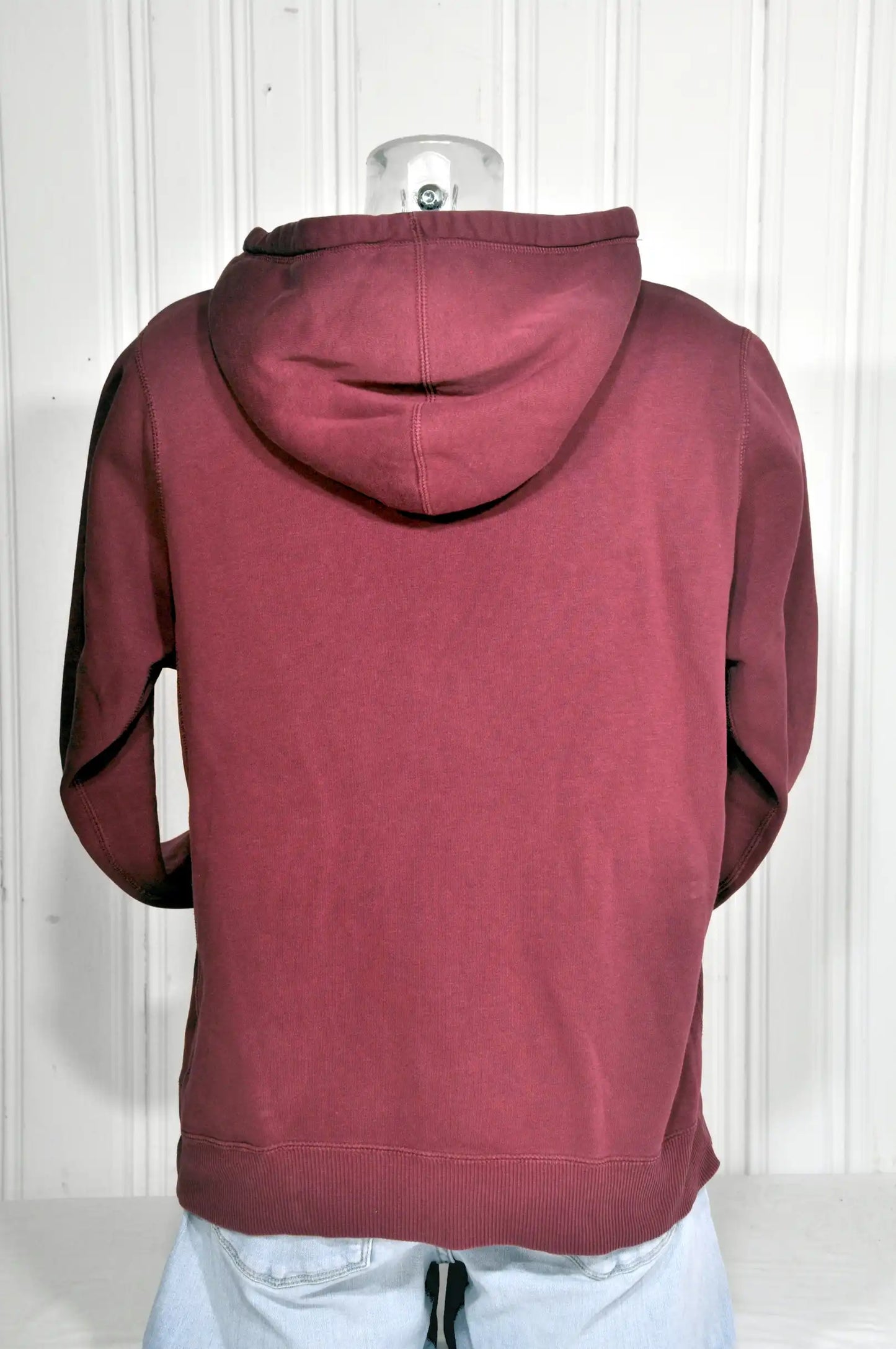 Sweat à capuche zippé Nike bordeaux – Taille L