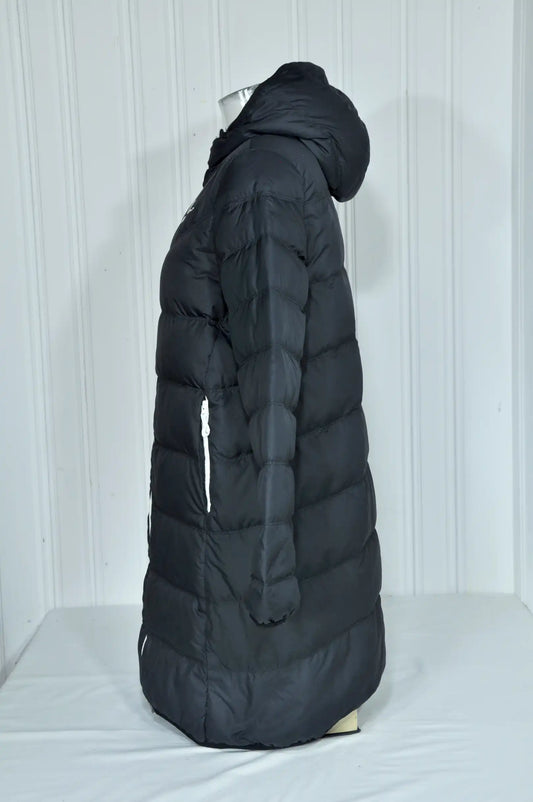 Doudoune longue réversible Nike noire – Taille S