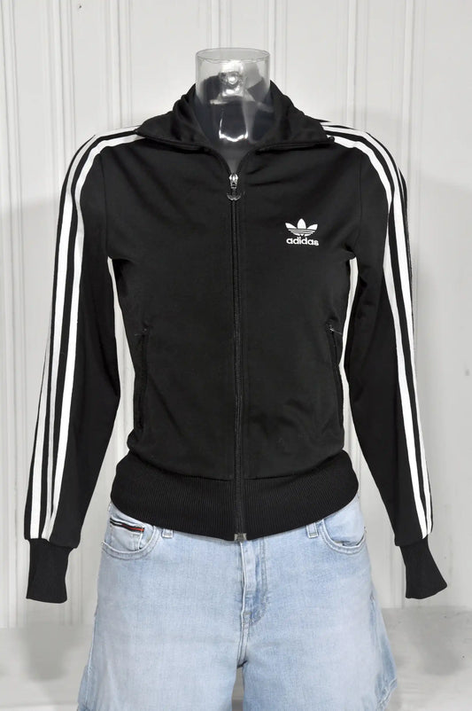 Veste Adidas Originals vintage noire – Taille 34