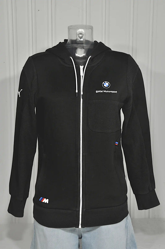 Sweat zippé Puma BMW Motorsport vintage noir – Taille XS
