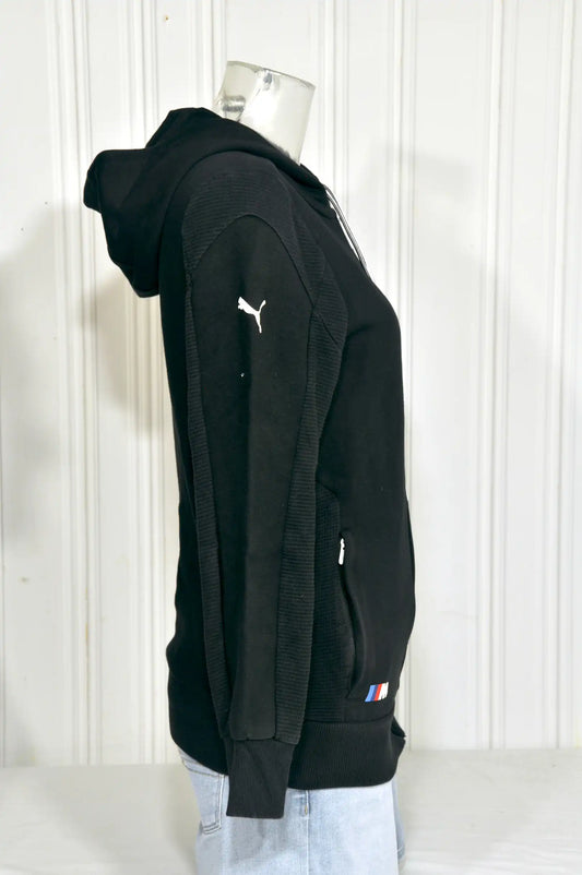Sweat zippé Puma BMW Motorsport vintage noir – Taille XS