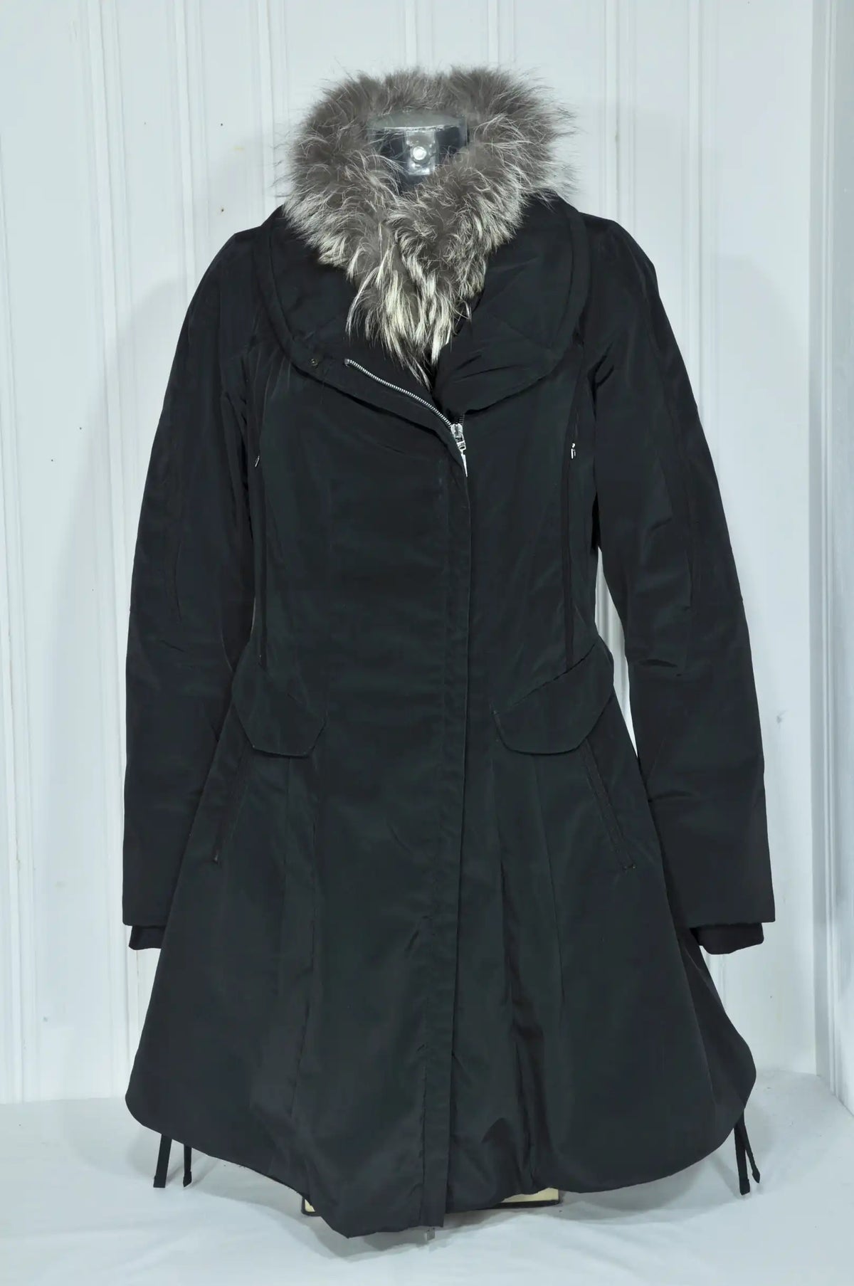 Parka longue noire Marithé + François Girbaud – Taille 38