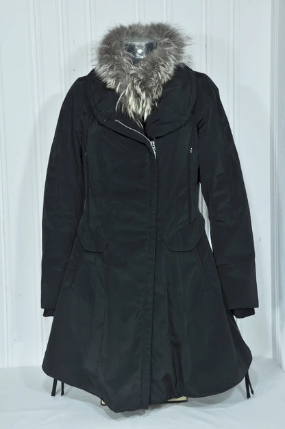 Parka longue noire Marithé + François Girbaud – Taille 38