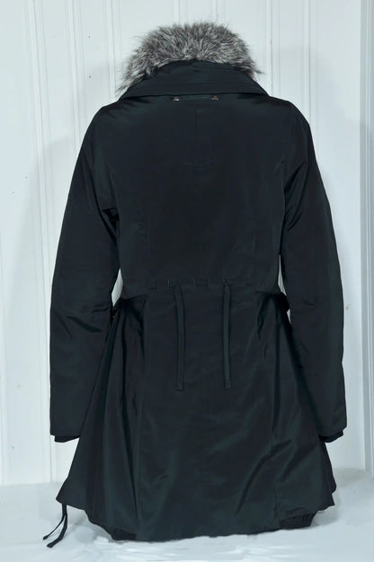 Parka longue noire Marithé + François Girbaud – Taille 38