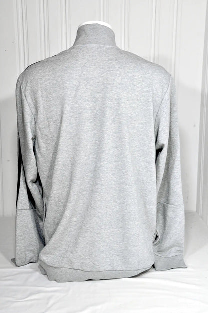 Veste zippée Adidas 3 bandes grise – Taille XL