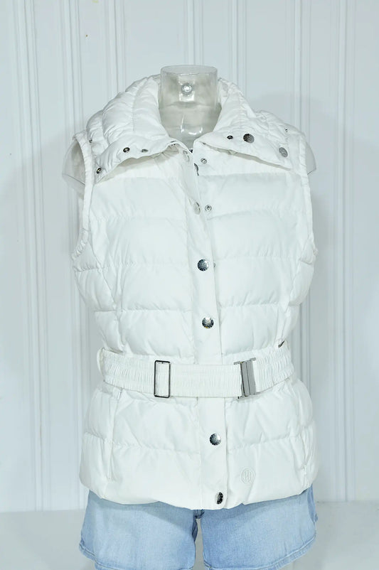 Doudoune sans manches Poivre Blanc – Blanche – Taille M