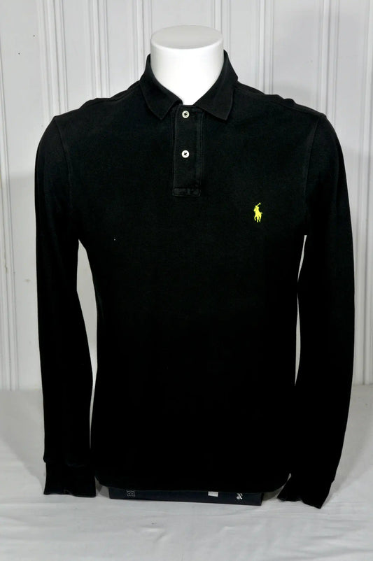 Polo Ralph Lauren Noir Manches Longues – Taille M