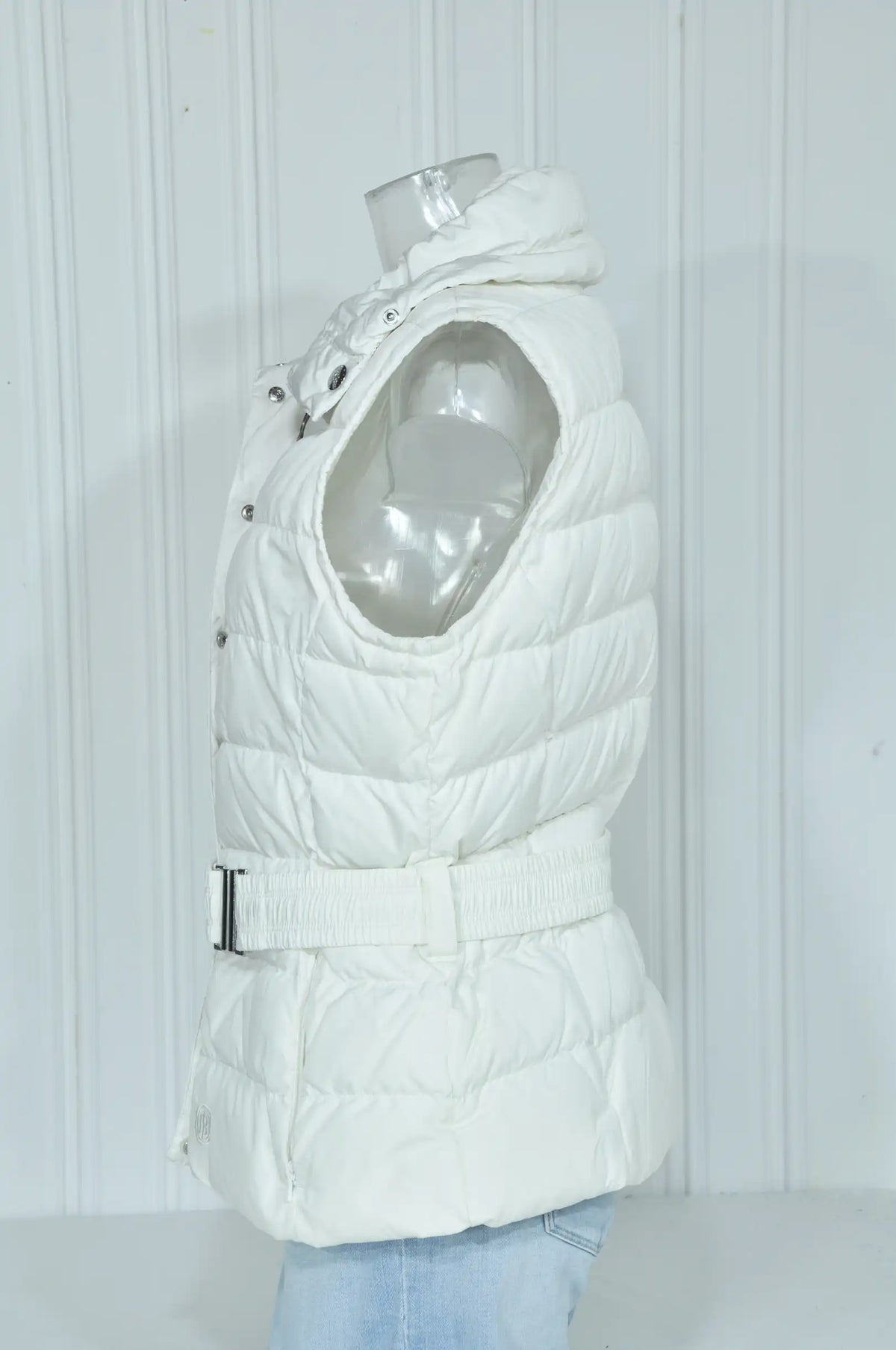 Doudoune sans manches Poivre Blanc – Blanche – Taille M