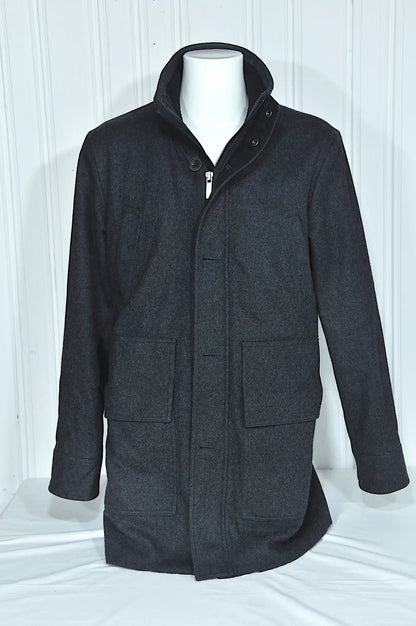 Manteau homme Calvin Klein en laine – Gris anthracite – Taille XL
