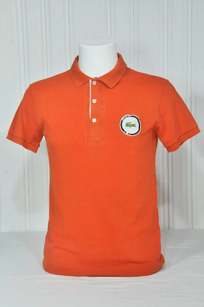 Polo Lacoste S orange vintage