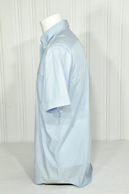 Chemise Lacoste Homme Bleu Ciel Manches Courtes – Taille 40